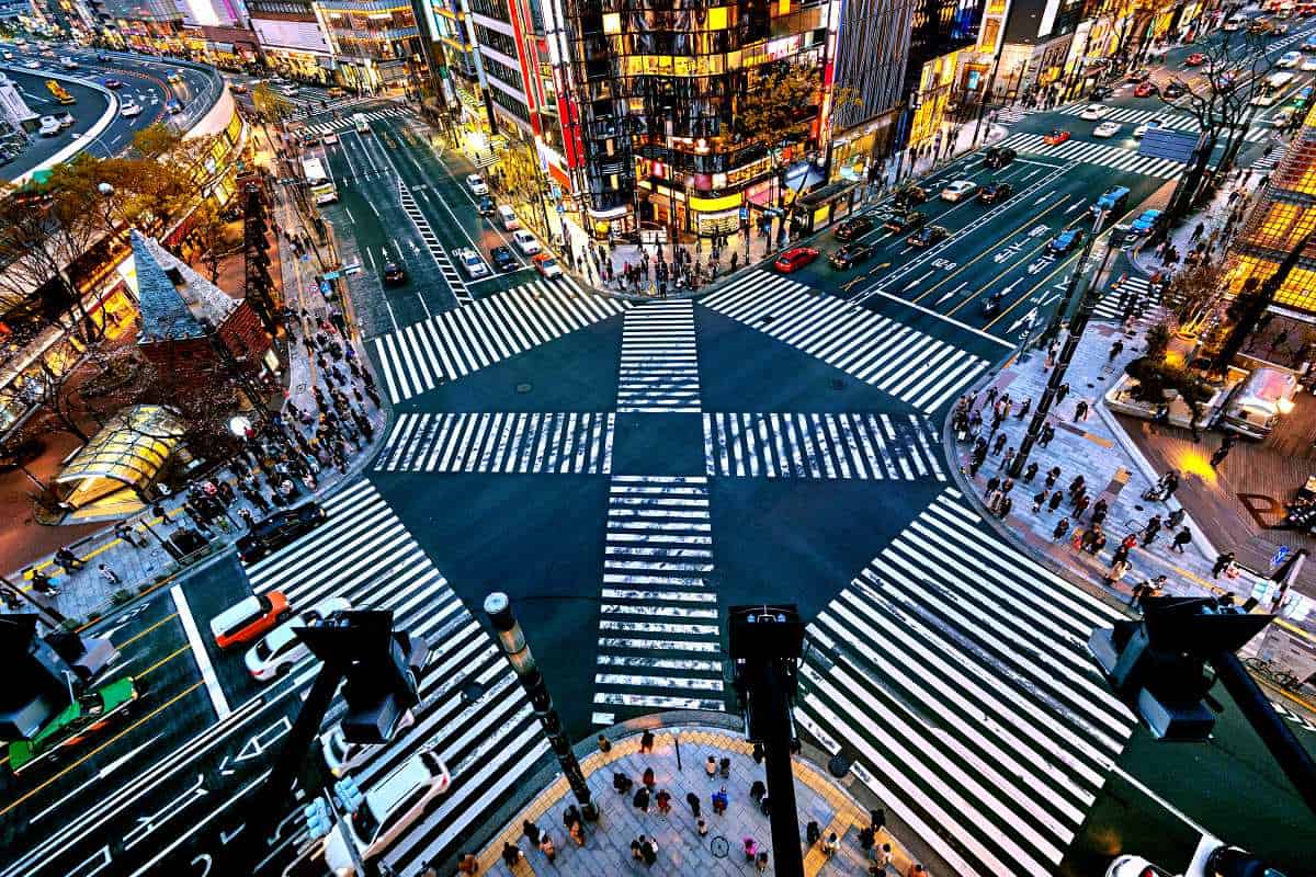 Ngã tư Shibuya Crossing - Nhật Bản